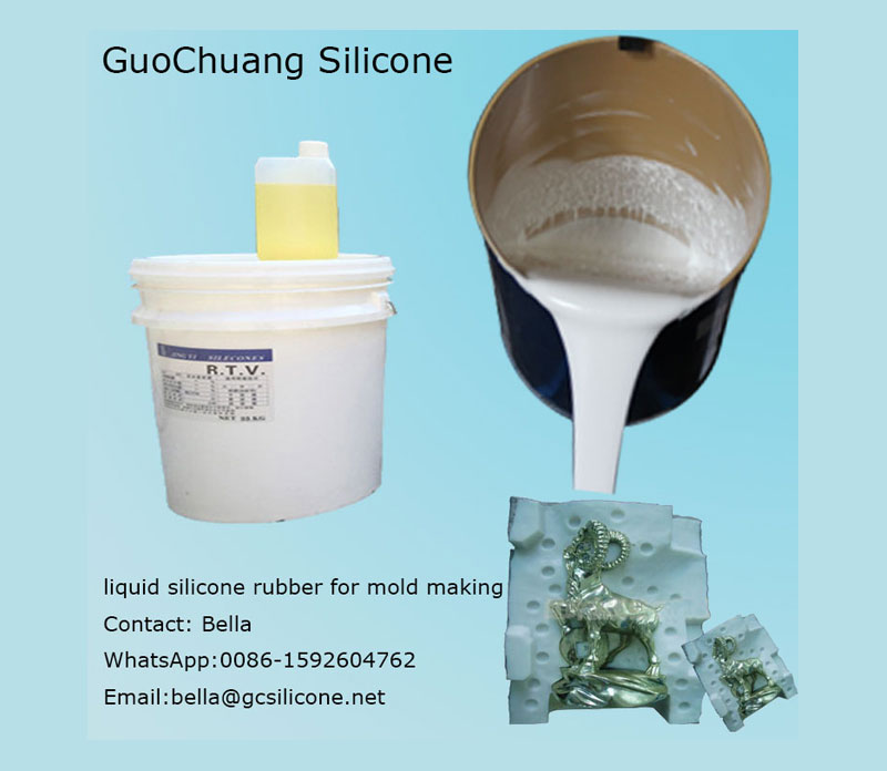 Supply rtv liquid silicone rubber making molds for art Foundry