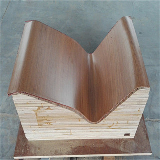 E1 grade customized shape bending wood from china manufacture