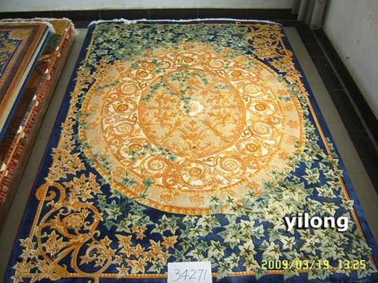 Carved Silk Carpet