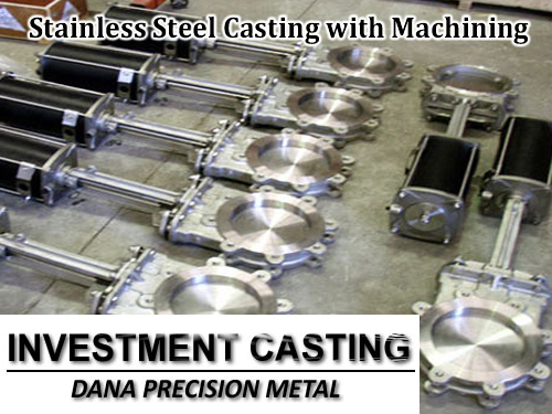 customized Stainless steel casting with machining
