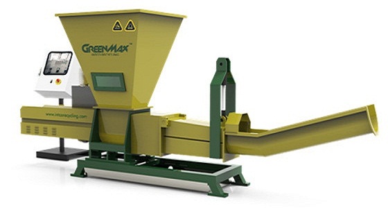 PET bottles and PE film recycling with GREENMAX Poseidon series machine