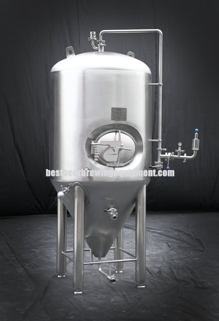Stainless steel beer fermentation tanks