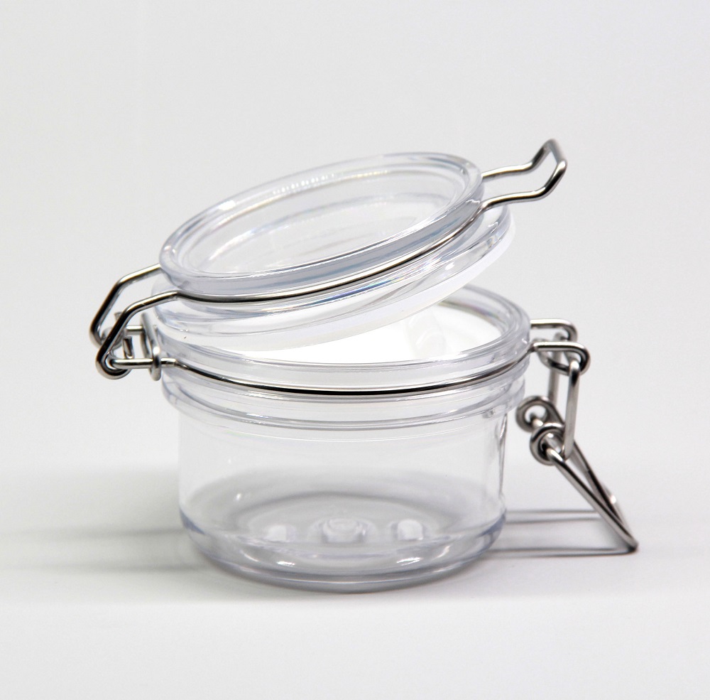 120g plastic bail jar, empty cream jar, empty lotion jar, empty airtight jar