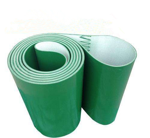 Green 2.0 mm thickness PVC industrial conveyor belt