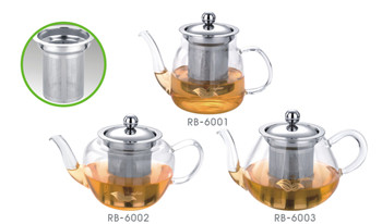 304 customized leisure high boron silicon bubble teapot