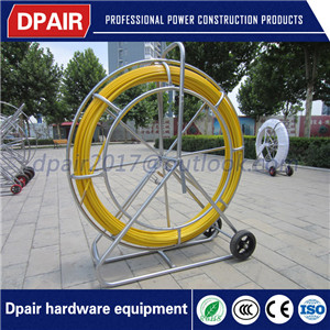 reel duct rodder with wheels
