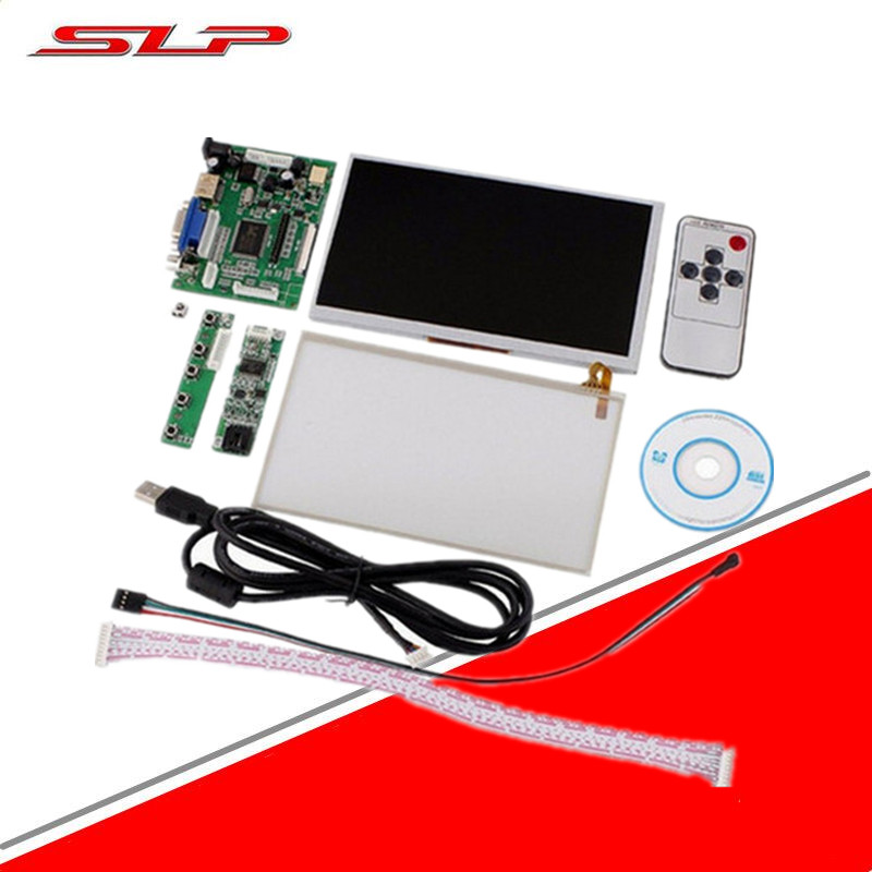 LCD Touch Screen Display TFT Monitor AT070TN90 / AT070TN90 Touchscreen Kit HDMI VGA Input Driver Board Free ship