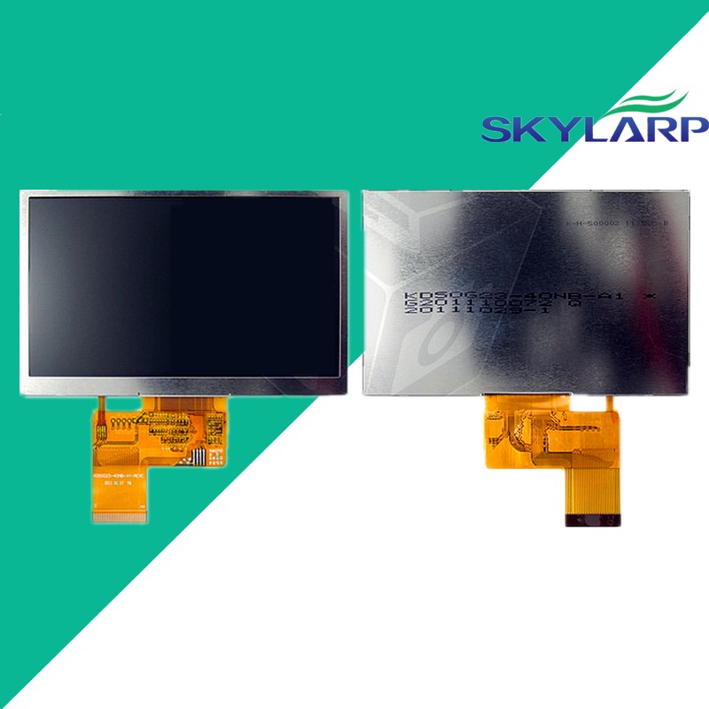 5inch 40 pin Touchscreen LCD for Navi N50i BT Car Navigators GPS LCD display KD50G10-40NC-A3 LCD with touchscreen