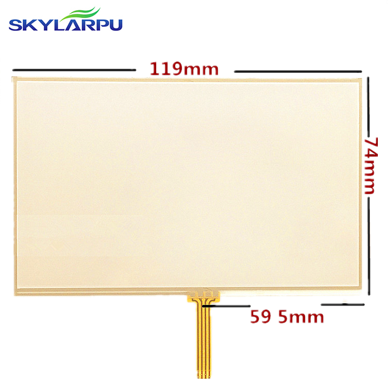 5-inch Touch screen panels for TomTom VIA 115 125 135 GPS Touch screen digitizer panel replacement 119mm*74mm