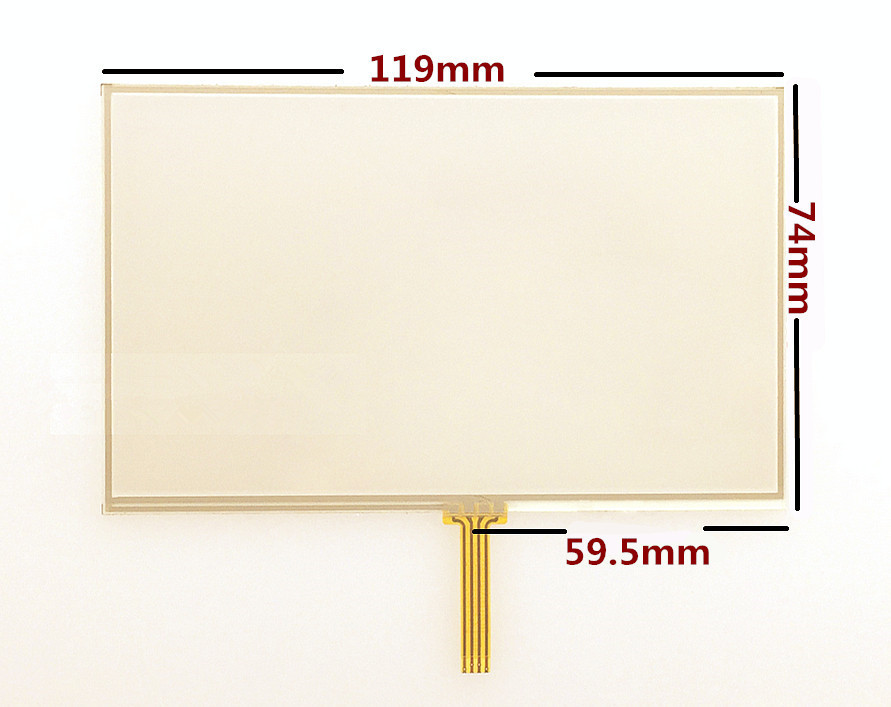 5-inch Touch screen panels for TomTom Start 25 GPS Touch screen digitizer panel replacement 119mm*74mm Free shipping