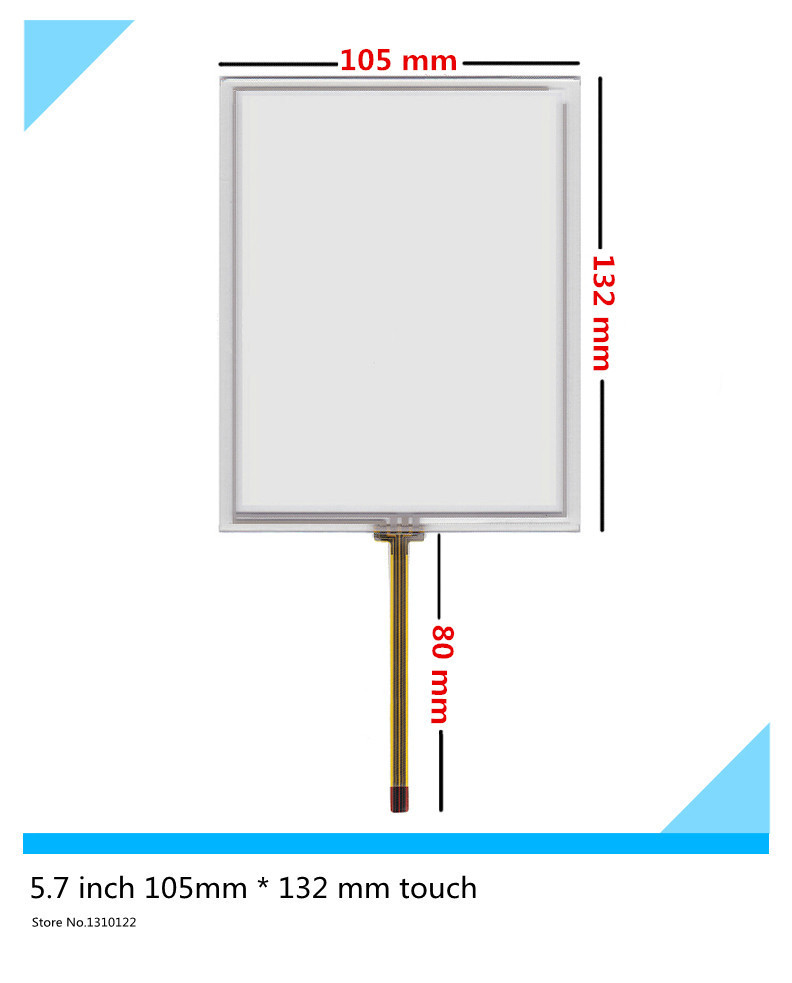 5.7 inch industrial touch screen Resistive Touch Screen Digitizer Handwritten screen display on the outside for Launch X431 GX3