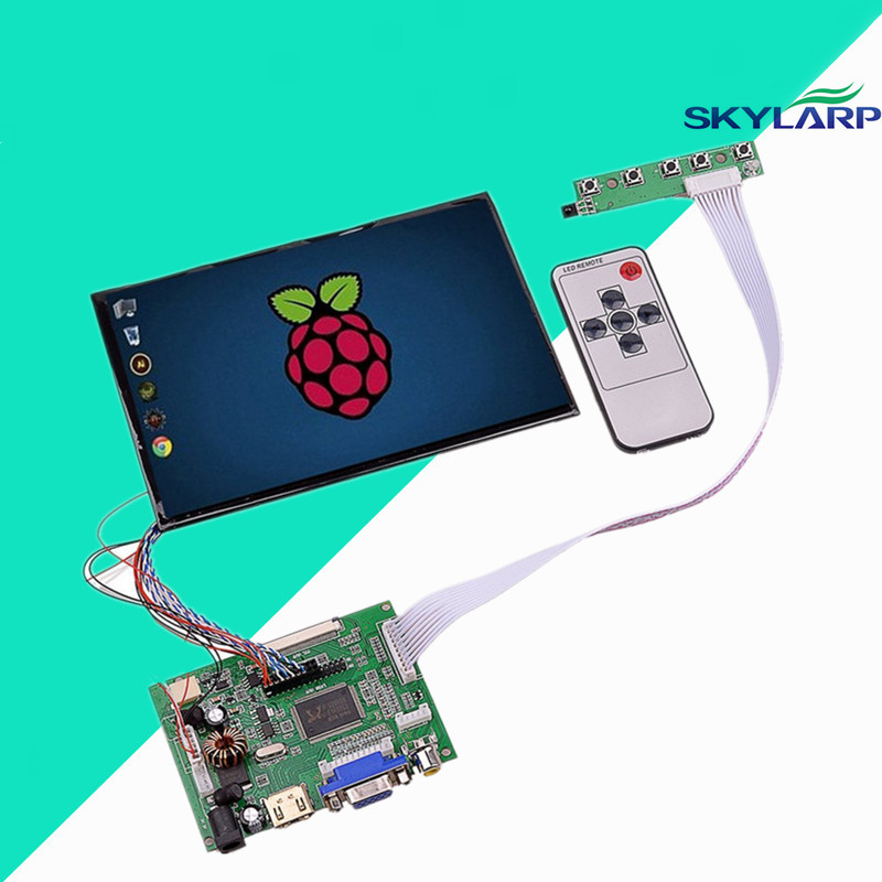 7inch High Resolution 1280*800 IPS 39 Pins Screen Multifunctional Driver Board with AV2 HDMI VGA for Raspberry Pi