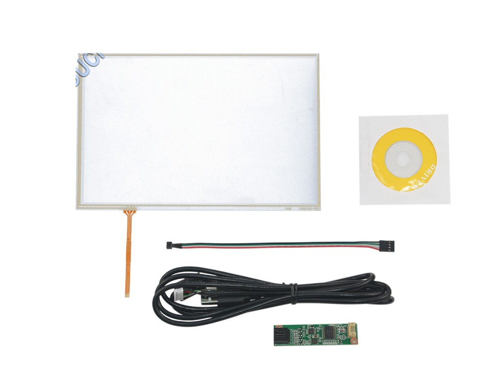 10.1 4 Wire Resistive Touch Panel USB Controller Kit For B101EVN07.0 LED Screen Screen touch panel Glass Free shipping