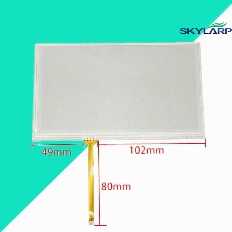 7 inch 4 Wire Resistive Touch Screen Panel Digitizer for GPS AT070TN90 164x99mm Screen touch panel Glass Free shipping
