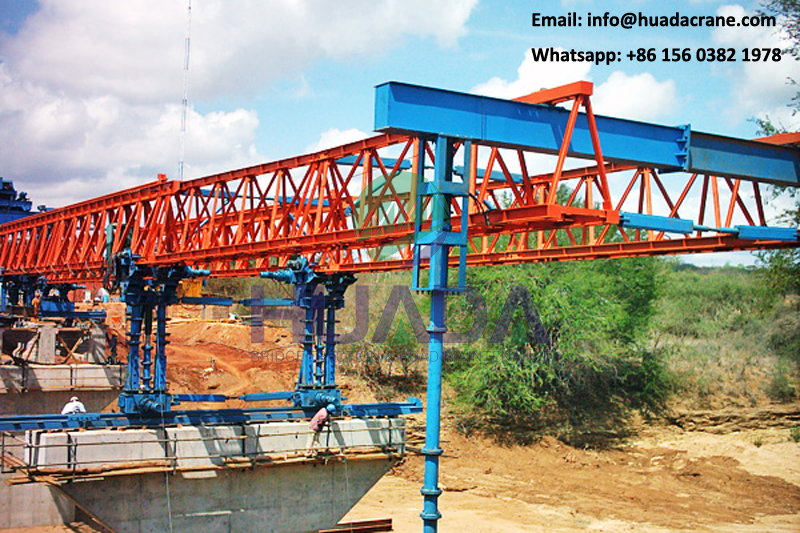 Top quality steel truss type 180T cable stayed bridge launcher