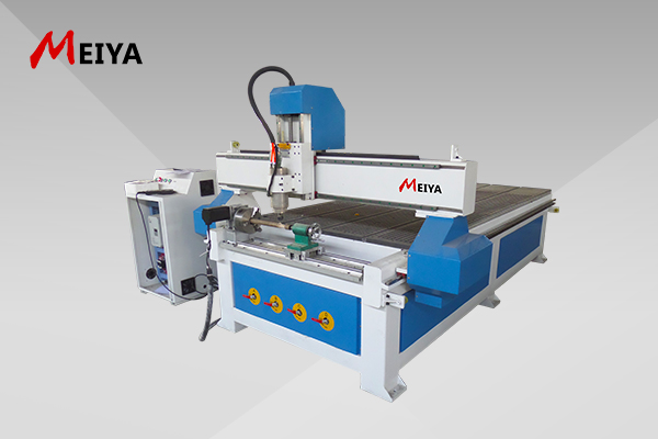 Jinan Meiya 3d relief carving cnc machine 4 axis CNC Router for woodworking