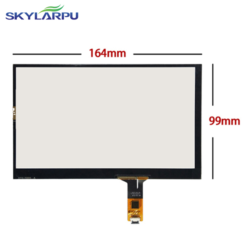 164mm*99mm Capacitive touch panel Glass External screen of touch screen 164mmx99mm Handwritten screen Free shipping