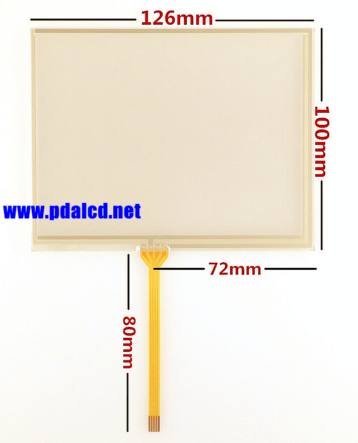 5.6-inch 126*100mm Touch screen panels for AT056TN52 V.3 industrial Touch panel Digitizer Glass Replacement Free shipping