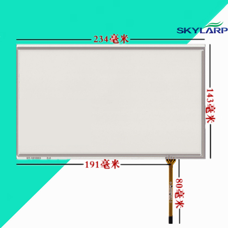 10.1 inch 234mm*143mm 4 wire resistive screen touch screen panel Industrial computer screen handwriting Digitizer Glass sensor