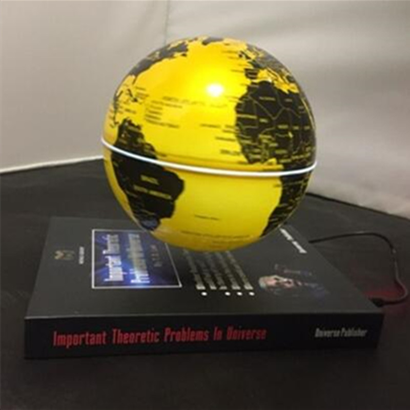 6 inch ABS material book base magnetic floating globe