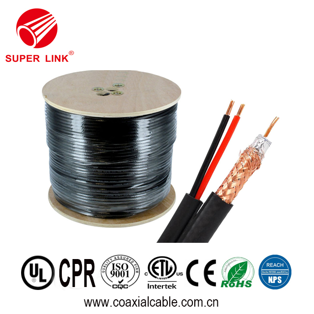 2018 Высокое качество ответвительный кабель rg59 + 2C коаксиальный кабель