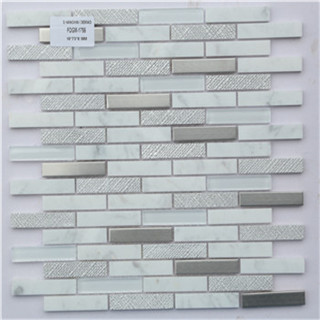 High-grade special design glass mosaic tile for luxury wall decoration