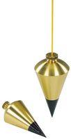 durable solid rust resistant Brass plumb bobs With Steel Tip
