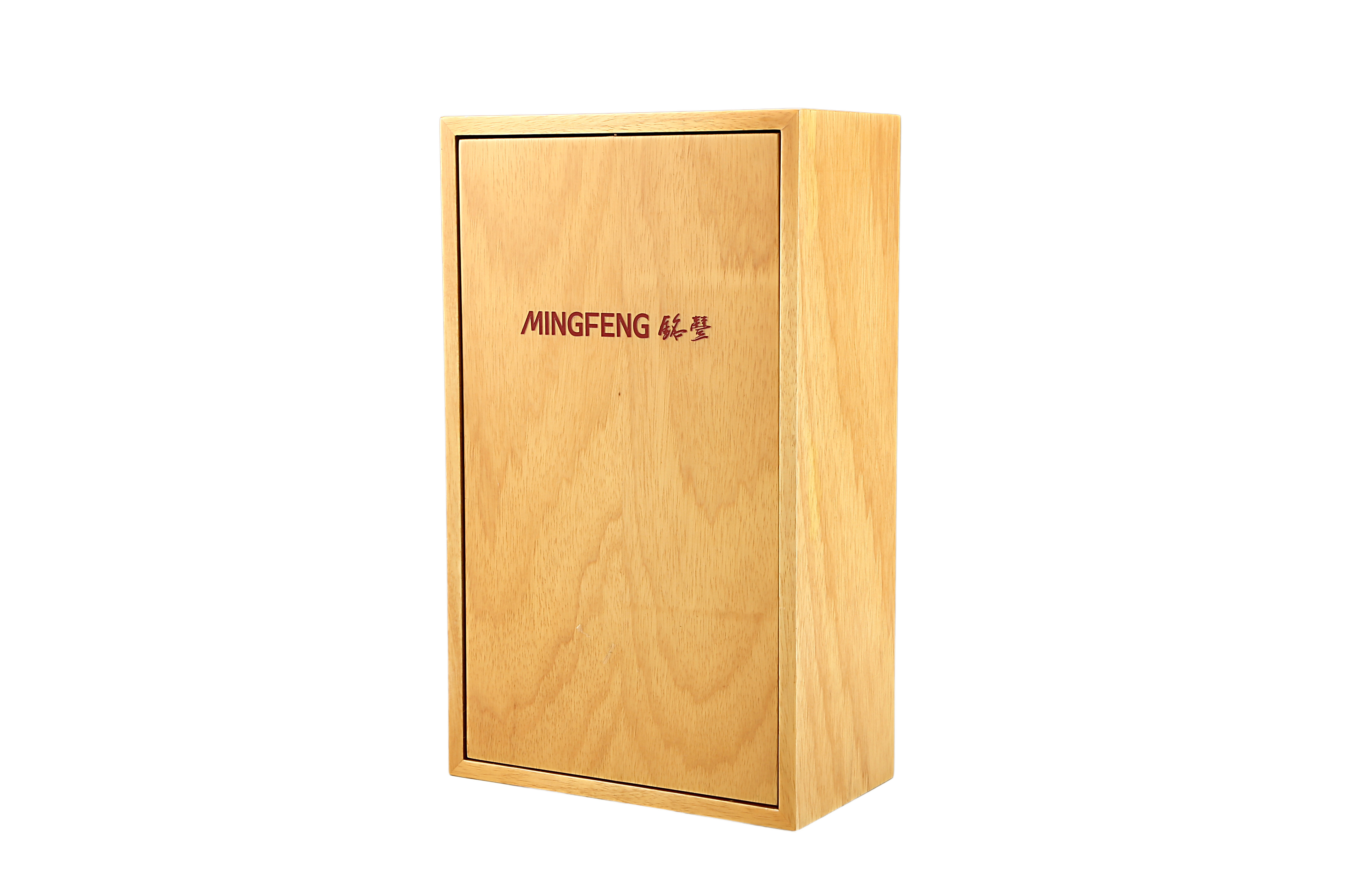 Natural Flat Lacquered Wooden Display Packaging and Wine Box