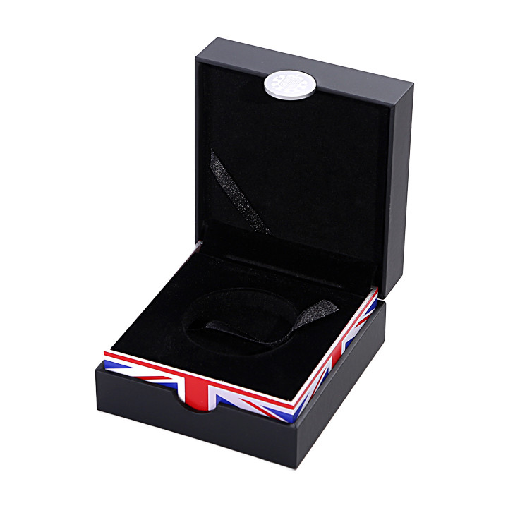 Leatherette Paper Wrapped Precious Coin Gift Packaging and Commemorative Storage Box