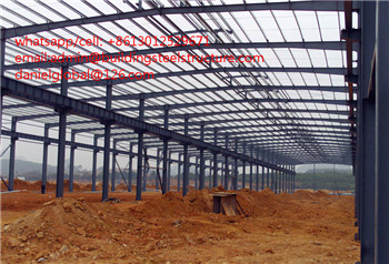 galvanized steel structure workshop in China