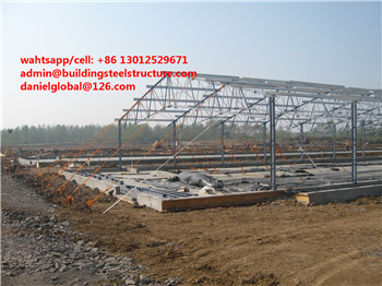 China low cost steel structure design broiler poultry farm structures building shed