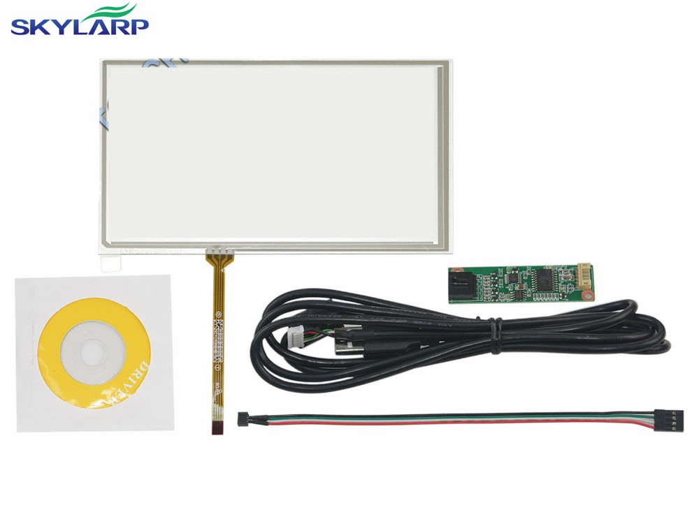 6.2 Inch 4 Wire Resistive Touch Screen USB Controller for HSD062IDW1 A00 A20 Screen touch panel Glass Free shipping