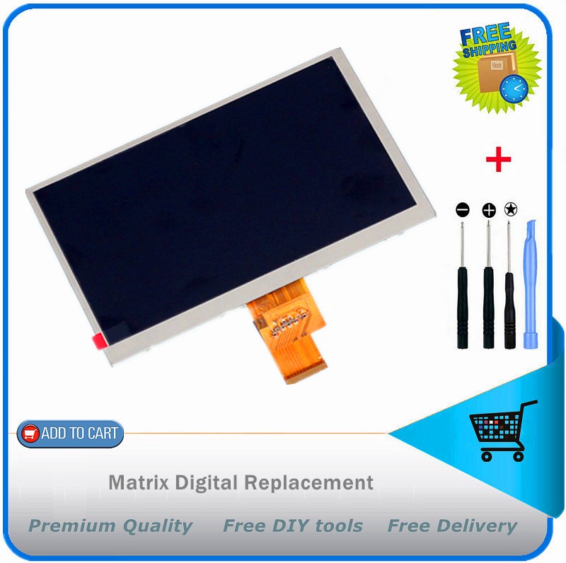 7 inch LCD KW070TNA2 KW070TNA2-3.5 for Teclast P76T Dual-core Display screen 40pin HD Screen Free Shipping + DIY tools