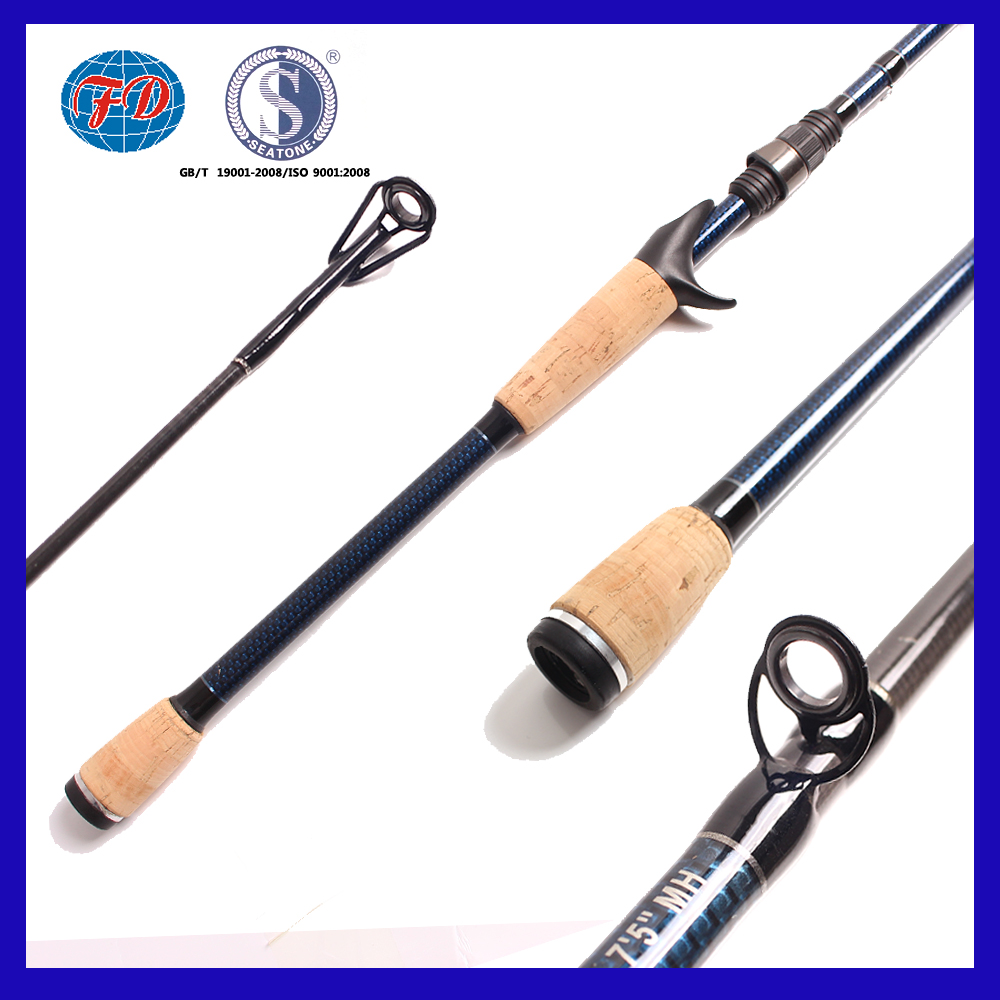 FD003 Hot Sale high strong 1 Section Fishing Rod manufacturer