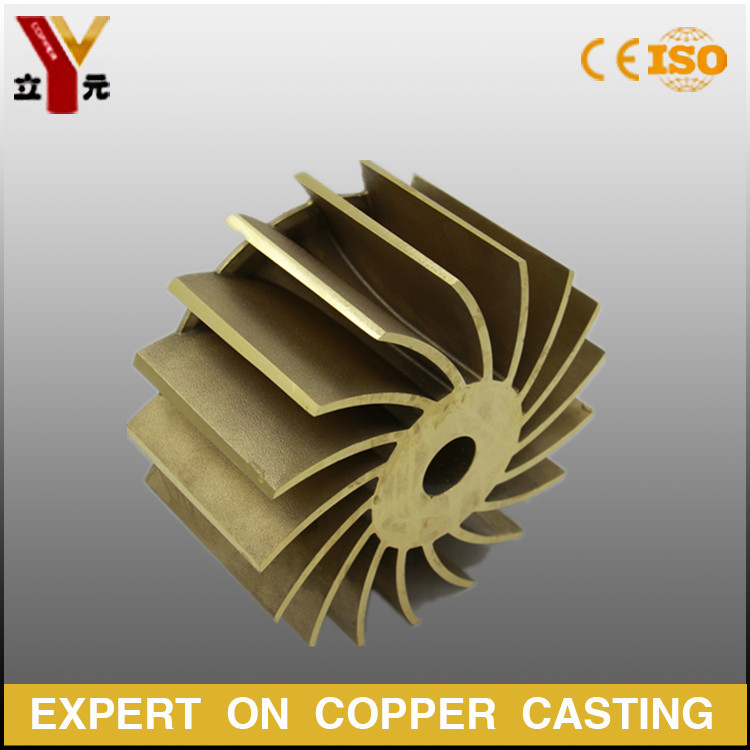 OEM investment casting liquid ring pump bronze impeller in various specifications manufacturer