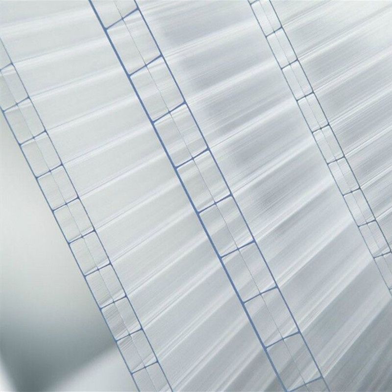 High quality polycarbonate 16mm thick triple 3 wall hollow sun board sheets