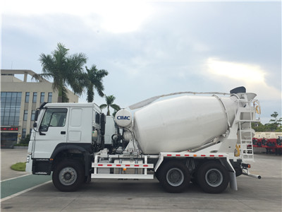 China CNHTC Chassis 7cbm Concrete Mixer Truck for sale