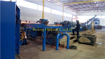 Copper rod continuous casting rolling line