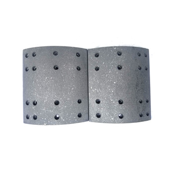 Truck parts brake shoe lining 4551 for FUWA axle