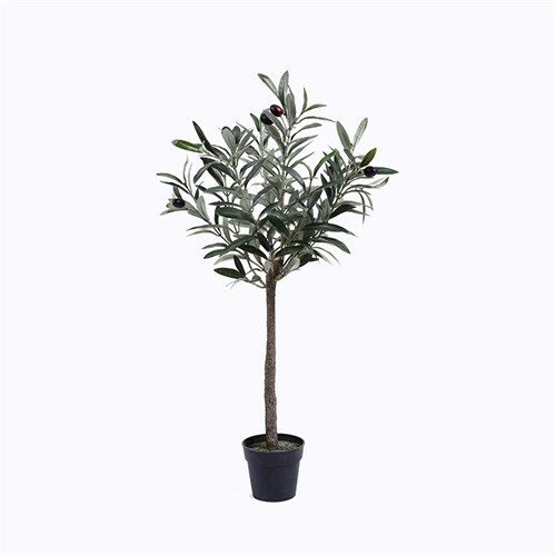 Silk Potted Olive Tree