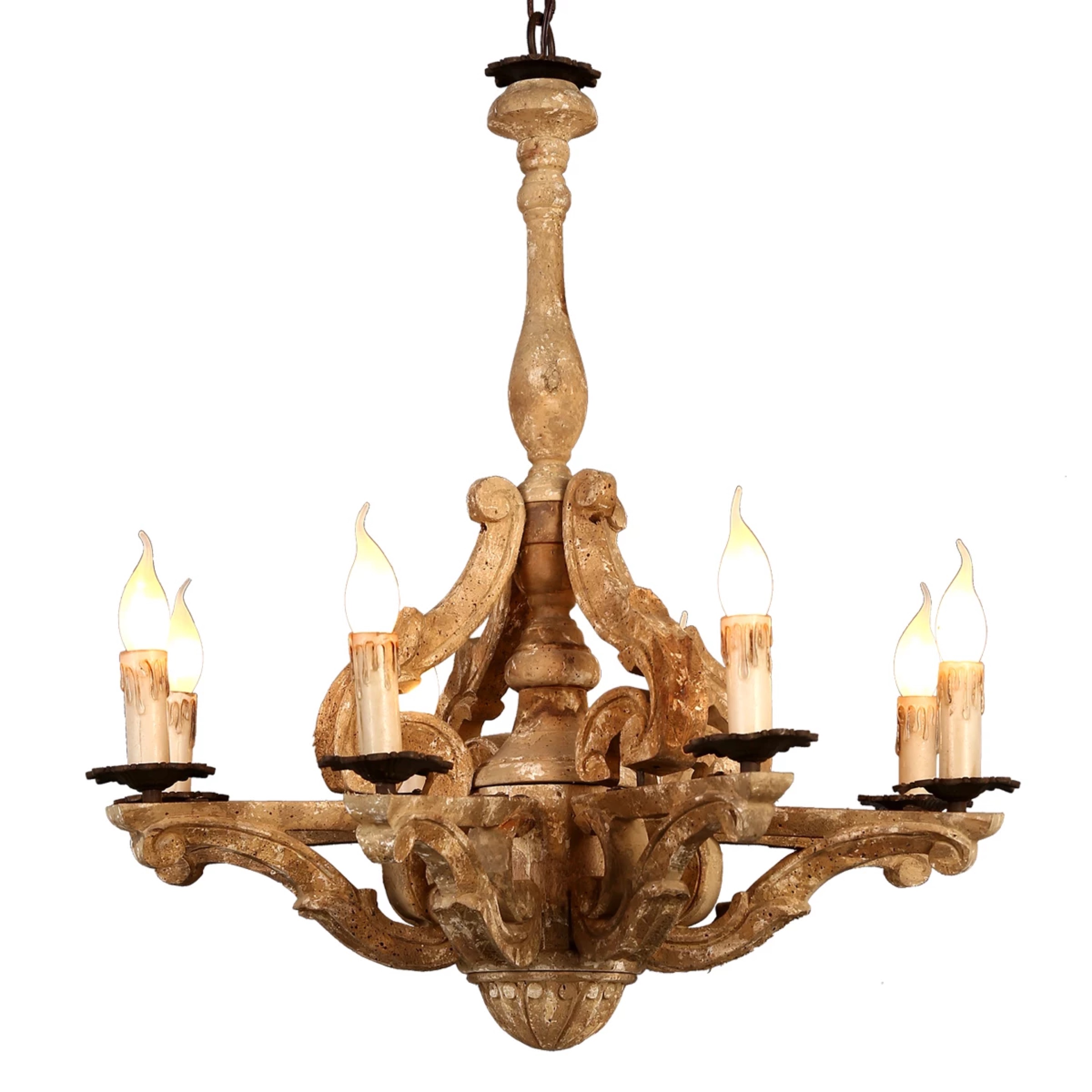 New Designs American rustic creative Indoor antique candle chandeliers/Pendant Lamp supplier