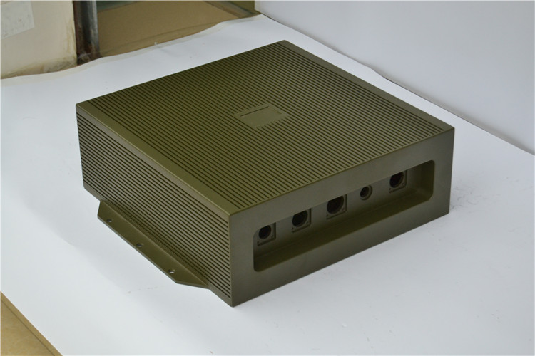 High Quality Anodized Aluminum Extrusion Enclosure / shell for ethernet switch