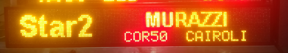 p8.2 bus destination led display sign