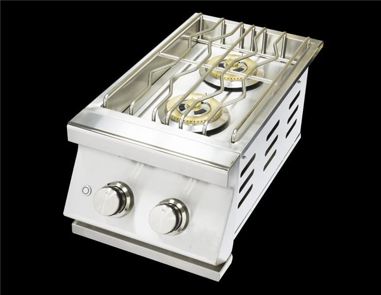 Outdoor Stainless Steel Double Side Burner supplier