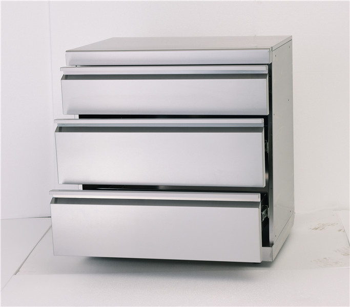 High quality Stainless Steel Outdoor triple drawer cabinet supplier
