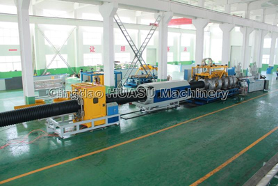 SBG800 HDPE/PP Double Wall Corrugated Pipe Extrusion Line