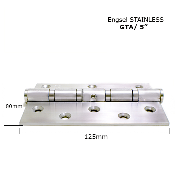 Standard Stainless steel hinge GTA 5 x 3 x 3mm 4BB SS hinge with hol