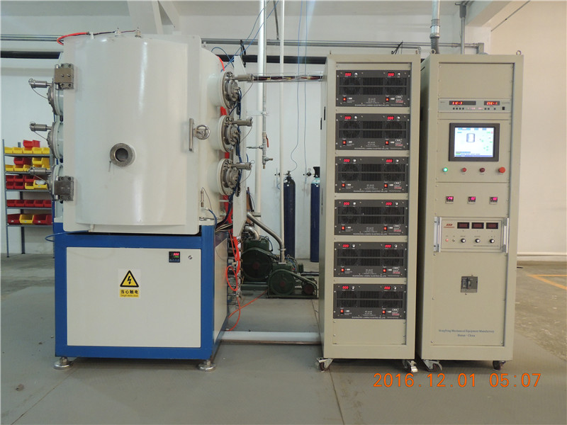 Physical vapor deposition PVD arc deposition machine for hard coatings on steel tools