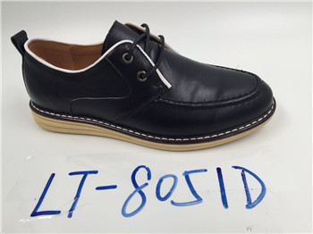 new style durable genuine leather dress men casual shoes with soft outsole