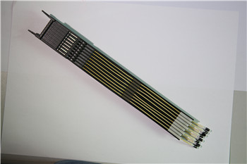 Electronic jacquard module with fast connector bearing